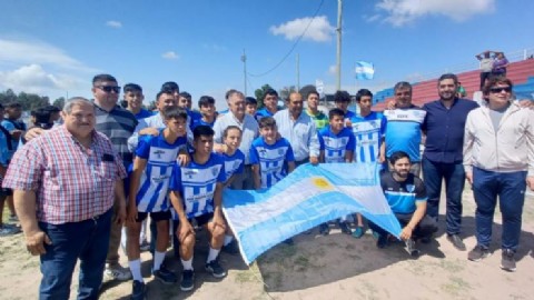 Osvaldo Jaldo inauguró la 1° edición de la COPA NOA de fútbol