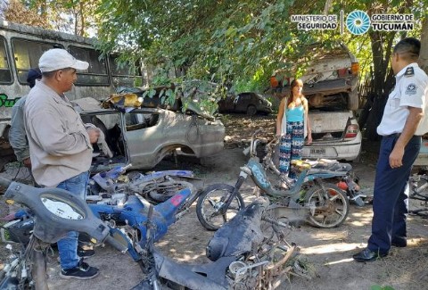 Inició la limpieza de una nueva comisaría en León Rougues