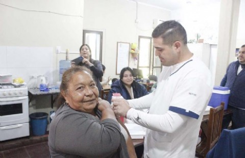 El último fin de semana hubo récord de vacunados en el nodo 107