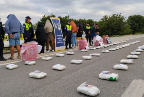 La Policía de la Provincia secuestró más de 55 kilos de marihuana valuada en 70 millones de pesos