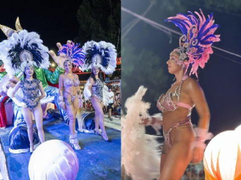 VIDEO | La intendente de Aguilares sorprendió al bailar en una comparsa durante los Corsos de la ciudad