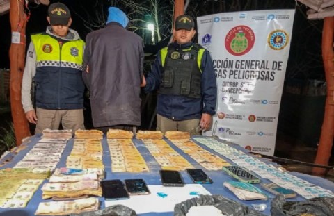 Hallaron un búnker de drogas en el domicilio de un hombre con arresto domiciliario en Concepción