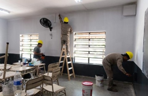 La Provincia prepara las escuelas para el inicio del ciclo lectivo