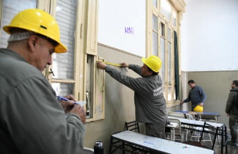 El Gobierno provincial profundiza las mejoras de infraestructura en la histórica Escuela Normal