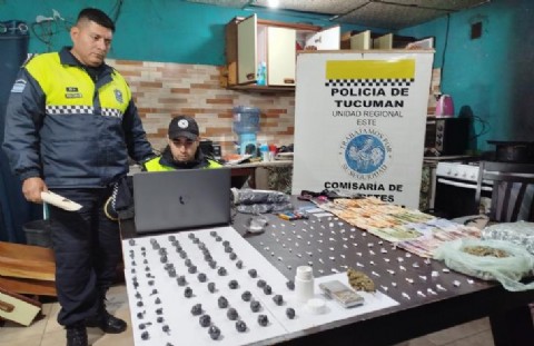 Allanaron una vivienda en Alderetes y secuestraron droga tras investigar un robo