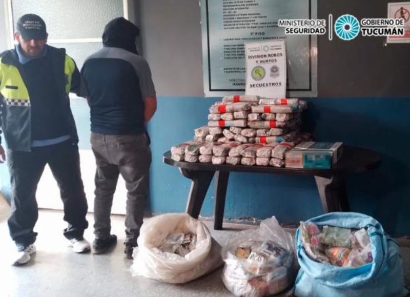 Detuvieron a un hombre que transportaba ilegalmente coca, bica y cigarrillos de origen extranjero