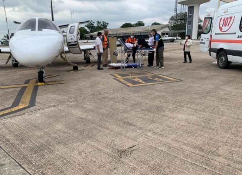 Salud realizó un nuevo traslado sanitario aéreo de emergencia