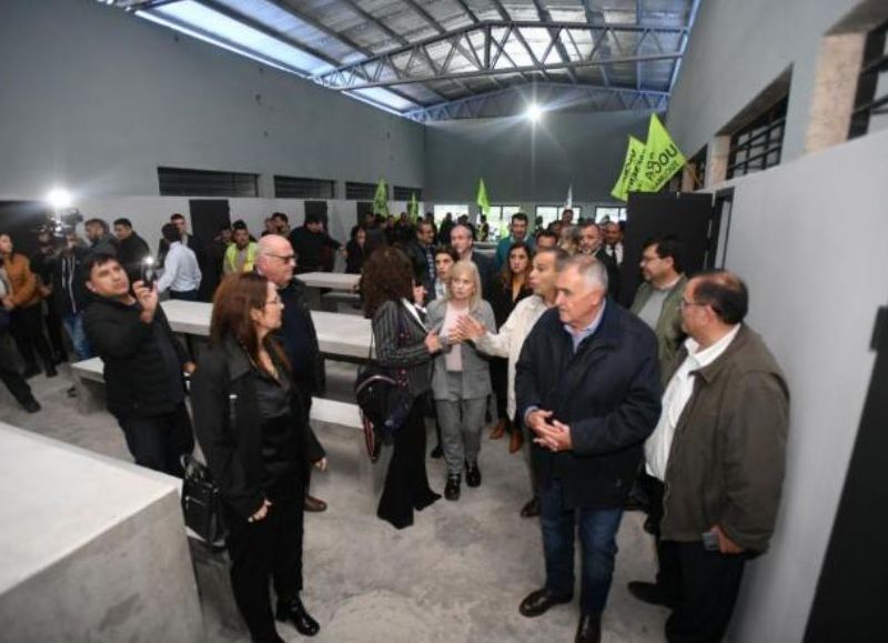 Jaldo supervisó los avances de la obra de la cárcel de Benjamín Paz