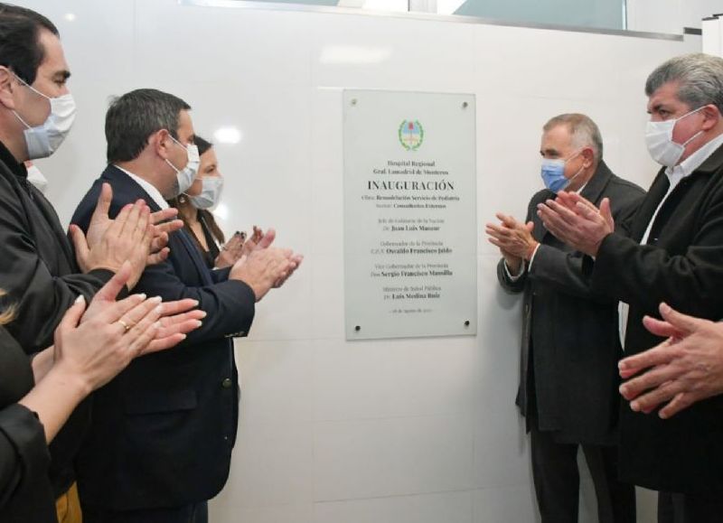 Jaldo inauguró el Servicio de Pediatría del hospital de Monteros