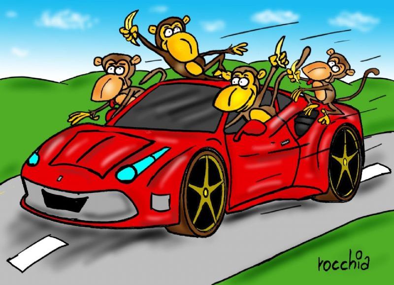 Entre Ríos, una Ferrari conducida por simios