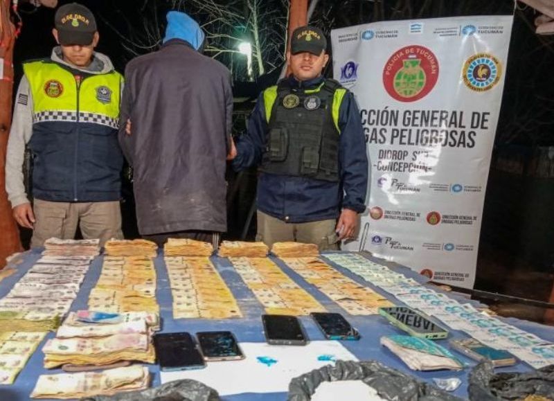 Hallaron un búnker de drogas en el domicilio de un hombre con arresto domiciliario en Concepción