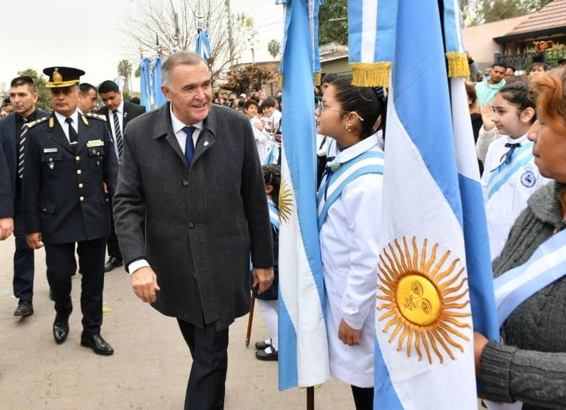 En el 131 aniversario, Jaldo inauguró obras en Ranchillos