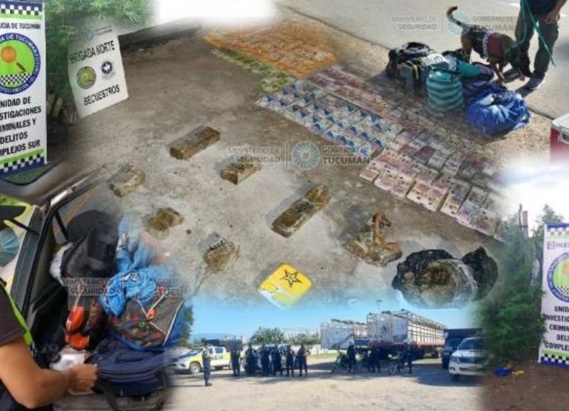 Incautan cocaína, marihuana y más de 300 mil pesos en el Barrio UTA