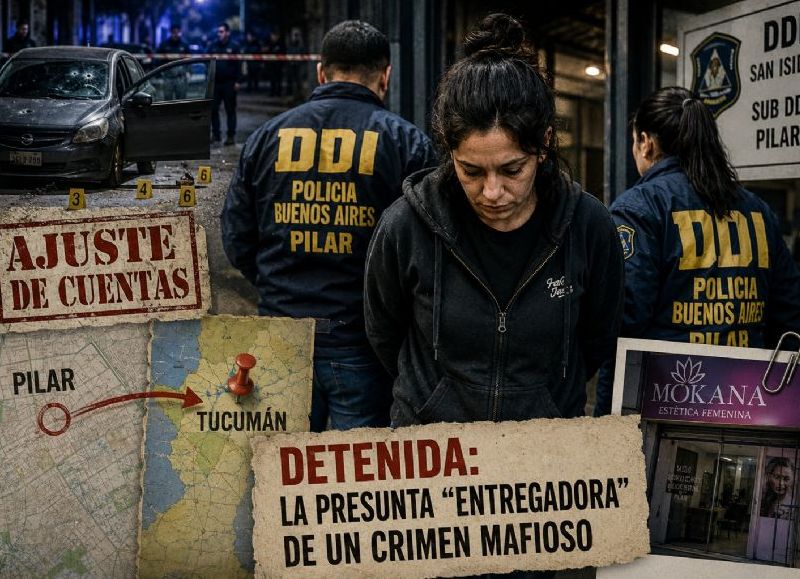 Detuvieron en San Miguel a la presunta “entregadora” de un crimen mafioso en la localidad bonaerense de Pilar